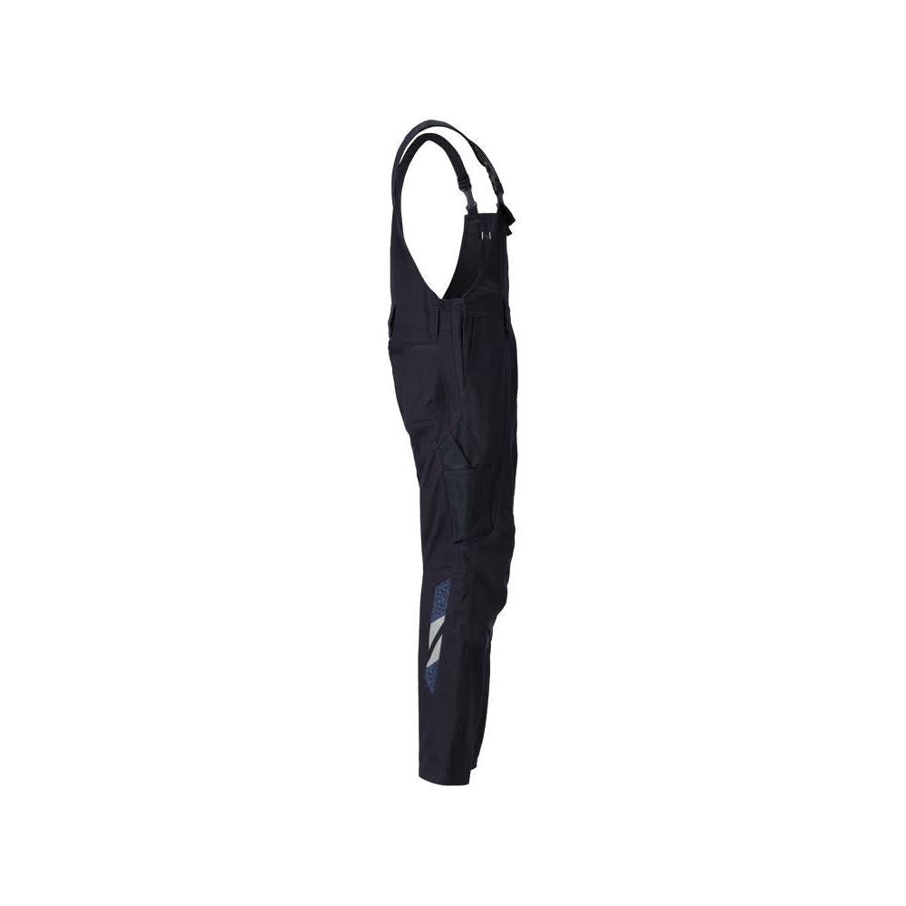Dungaree, knælommer, stretch, bomuldsbukser