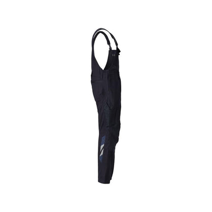 Dungaree, knælommer, stretch, bomuldsbukser