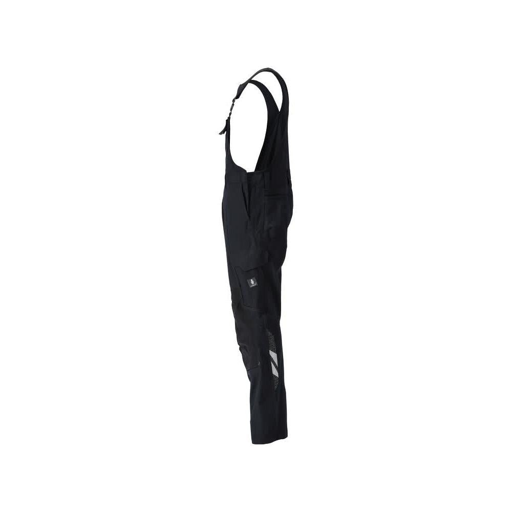 Dungaree, knælommer, stretch, bomuldsbukser