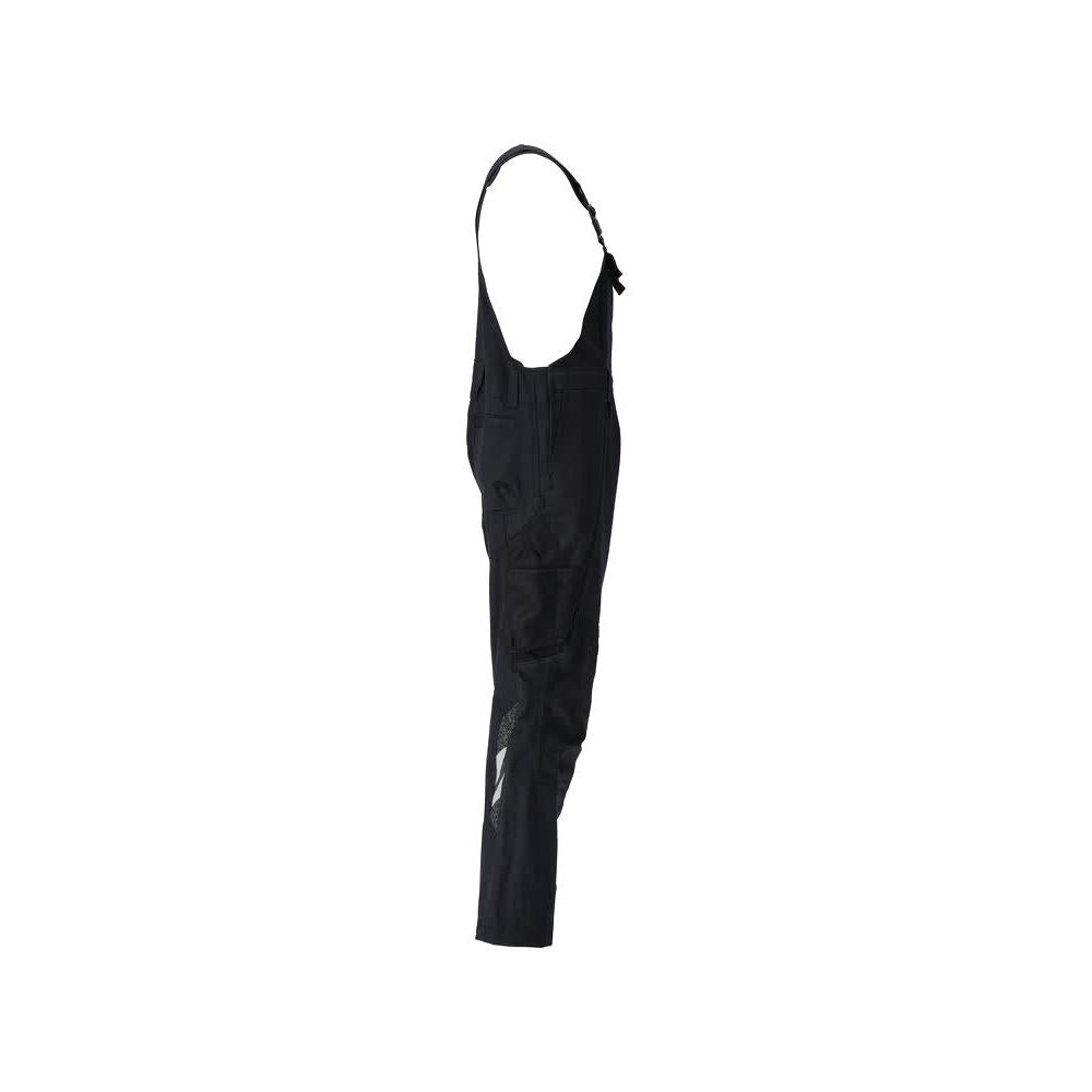 Dungaree, knælommer, stretch, bomuldsbukser