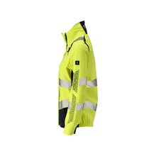 Jakke, dame, ULTIMATE STRETCH arbejdsjakke Multisafe, hi-vis gul/sort-blå