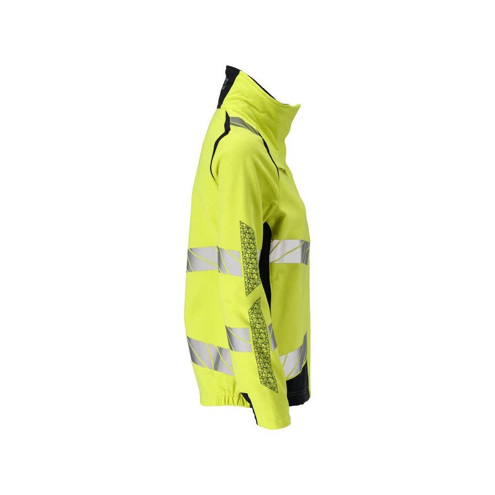 Jakke, dame, ULTIMATE STRETCH arbejdsjakke Multisafe, hi-vis gul/sort-blå