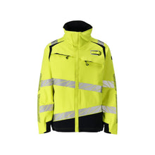 Jakke, ULTIMATE STRETCH arbejdsjakke Multisafe, hi-vis gul/sort-blå