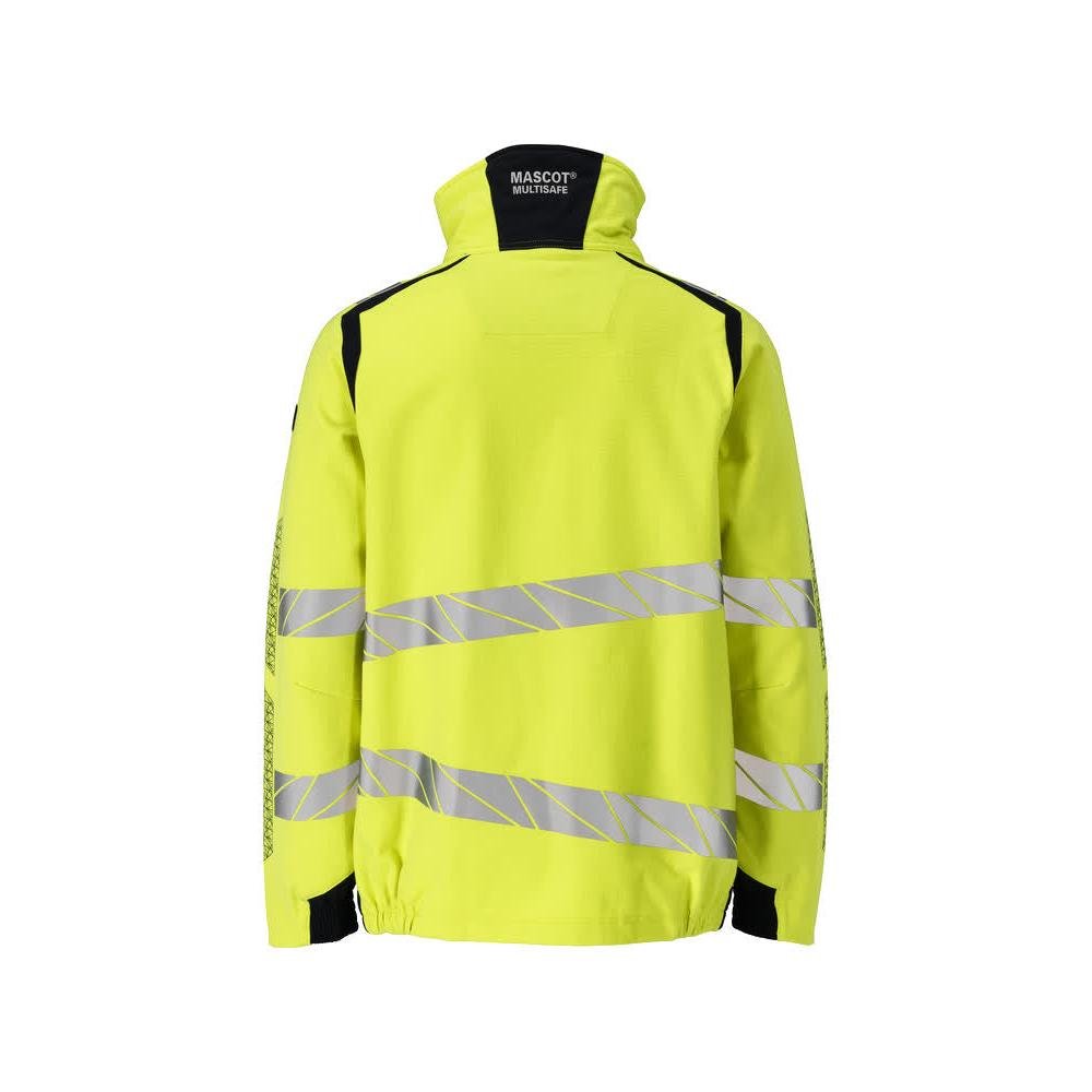 Jakke, ULTIMATE STRETCH arbejdsjakke Multisafe, hi-vis gul/sort-blå