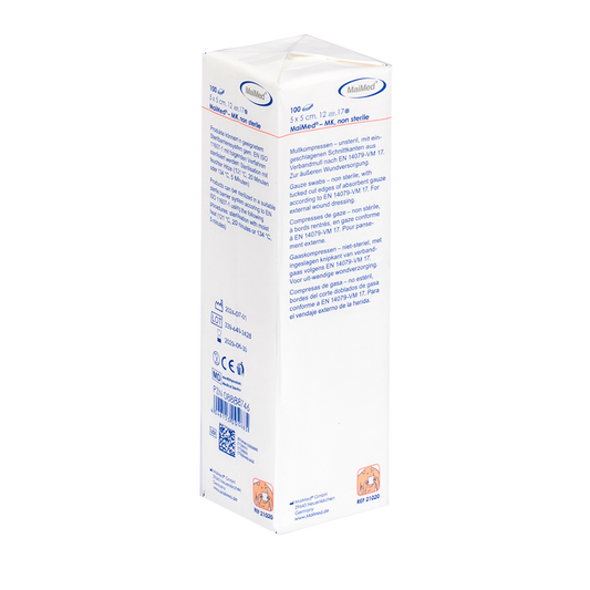 MaiMed-MK-usterile gazekompresser á 100 stk/papirpose