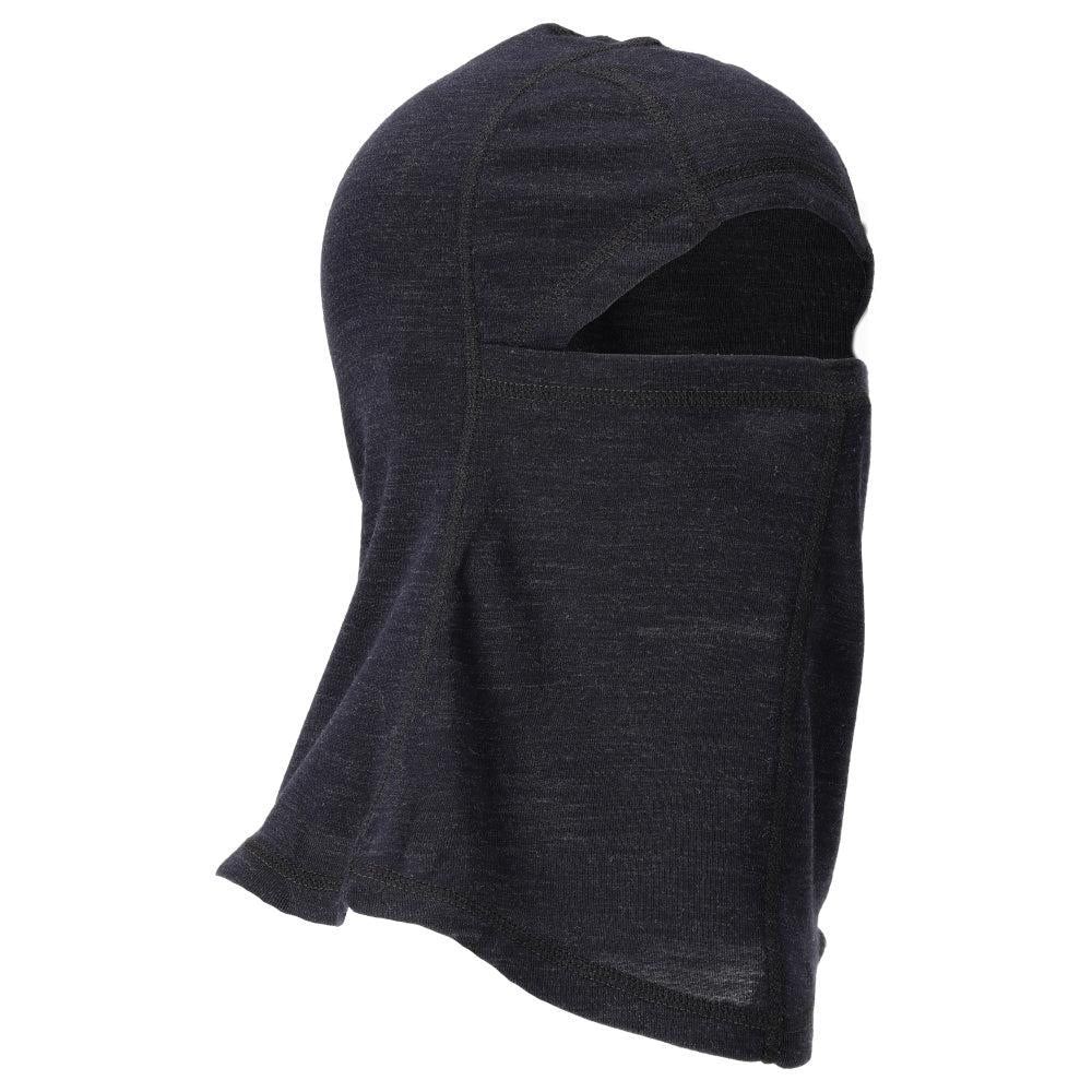 Balaclava, uld Balaclava Multisafe, sort-blå