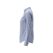 Skjorte, moderne damepasform, stretch damebluse, lyseblå