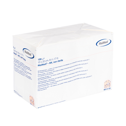 MaiMed-MK-usterile gazekompresser á 100 stk/papirpose