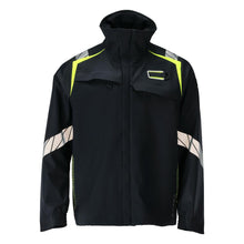 Softshell-jakke Multisafe softshell-jakke, sort blå/hi-vis gul