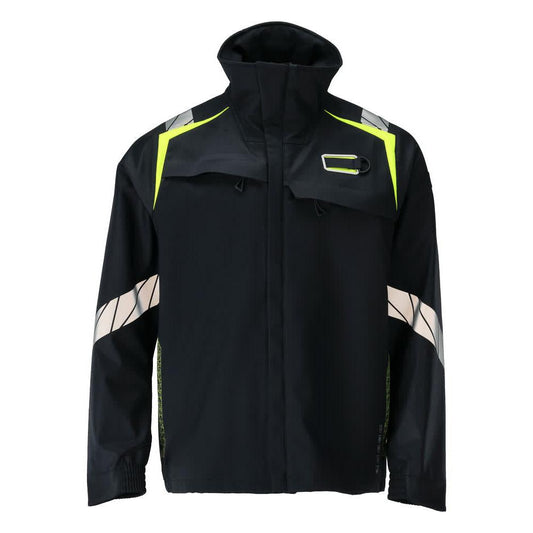 Softshell-jakke Multisafe softshell-jakke, sort blå/hi-vis gul