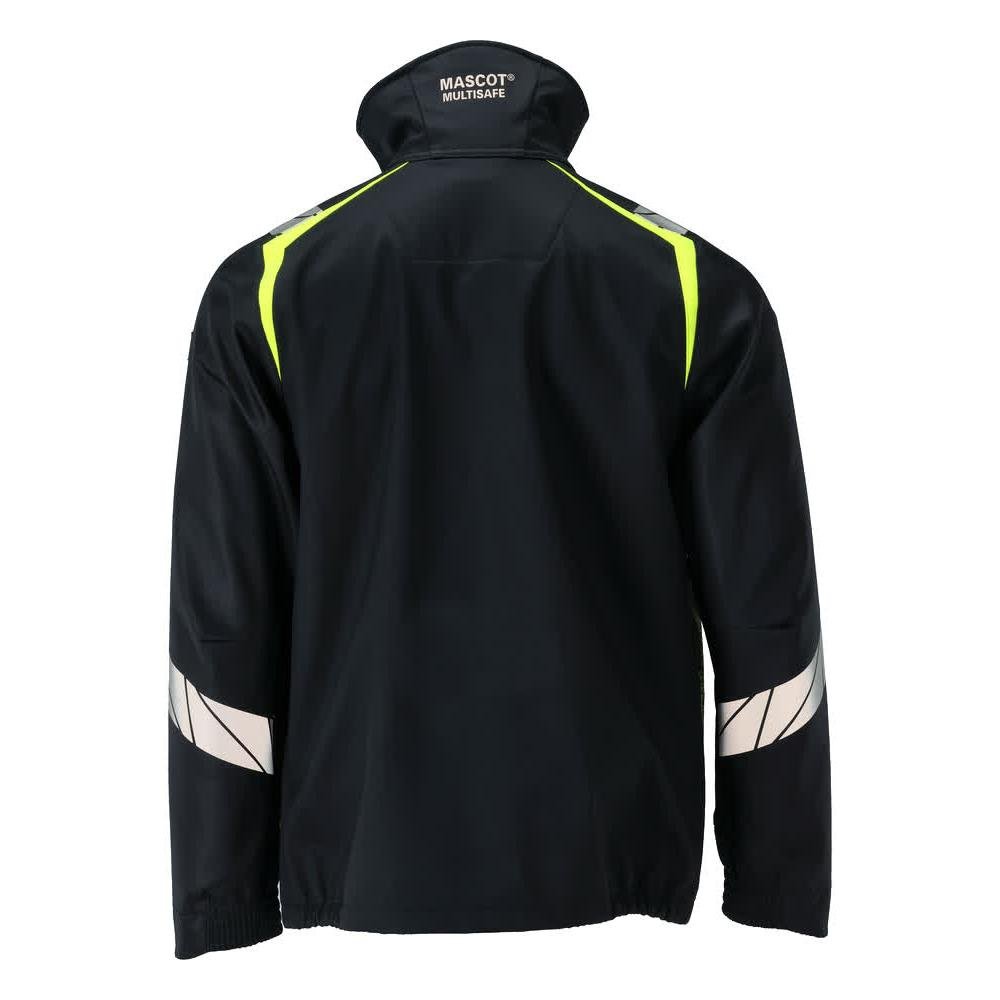 Softshell-jakke Multisafe softshell-jakke, sort blå/hi-vis gul