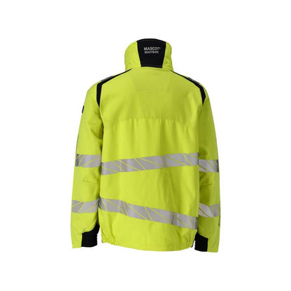 Jakke, strækindlæg Multisafe arbejdsjakke, hi-vis gul/sort-blå