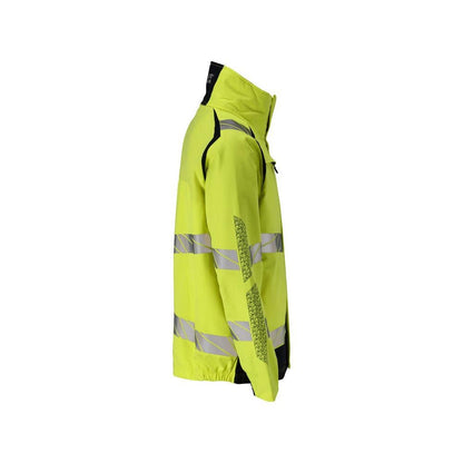 Jakke, strækindlæg Multisafe arbejdsjakke, hi-vis gul/sort-blå