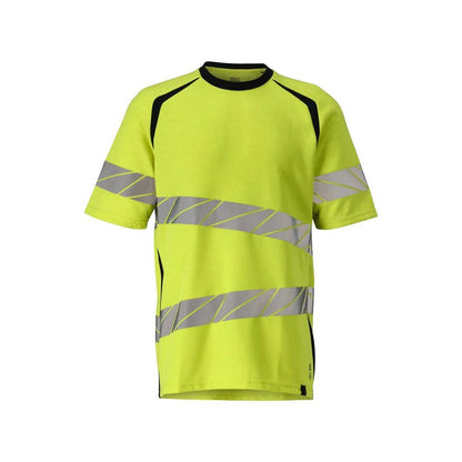 T-shirt, moderne pasform T-shirt Multisafe, hi-vis gul/sort-blå