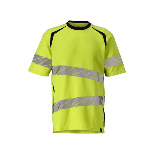 T-shirt, moderne pasform T-shirt Multisafe, hi-vis gul/sort-blå