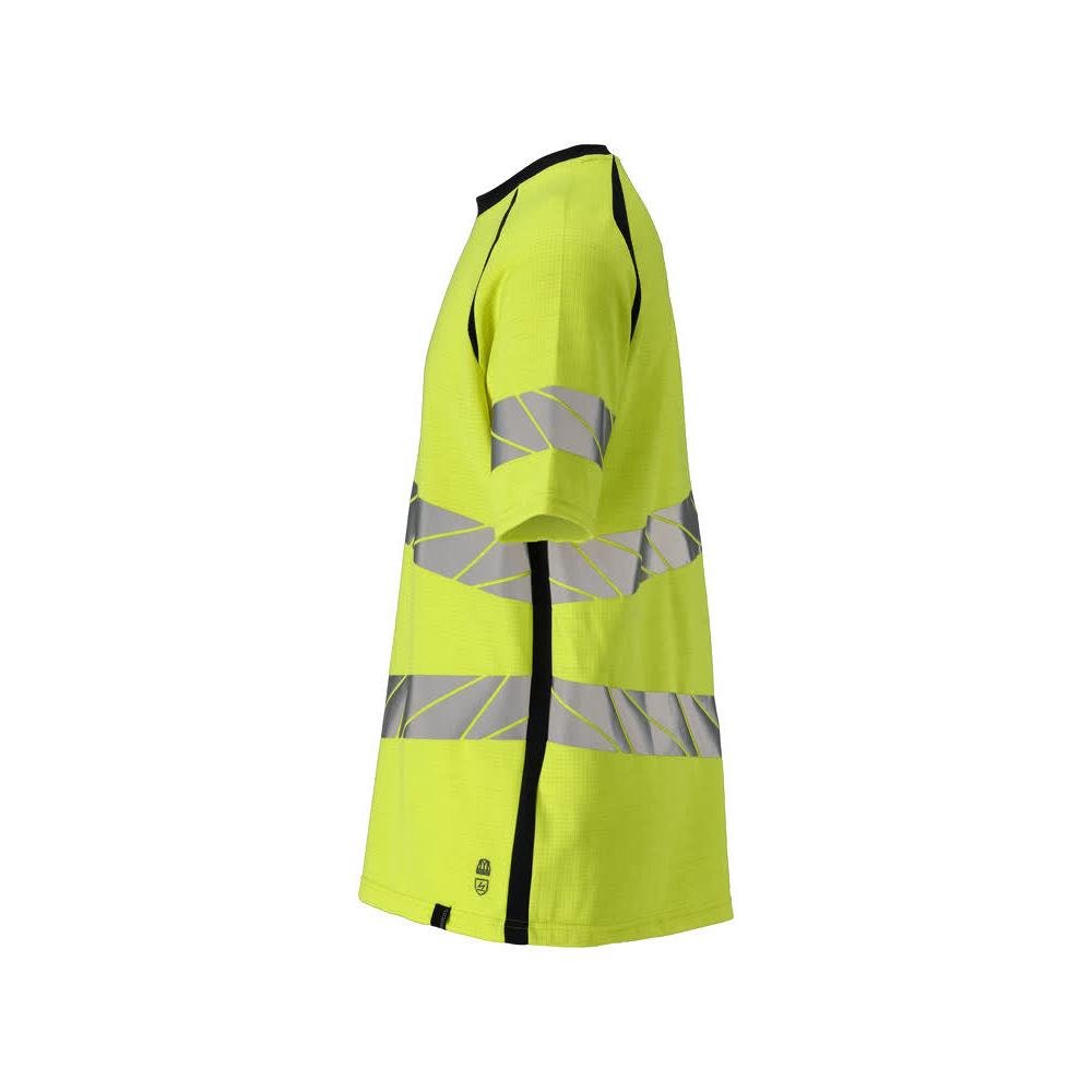 T-shirt, moderne pasform T-shirt Multisafe, hi-vis gul/sort-blå