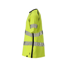 T-shirt, moderne pasform T-shirt Multisafe, hi-vis gul/sort-blå
