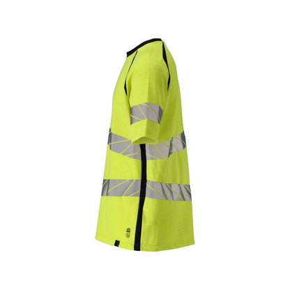 T-shirt, moderne pasform T-shirt Multisafe, hi-vis gul/sort-blå