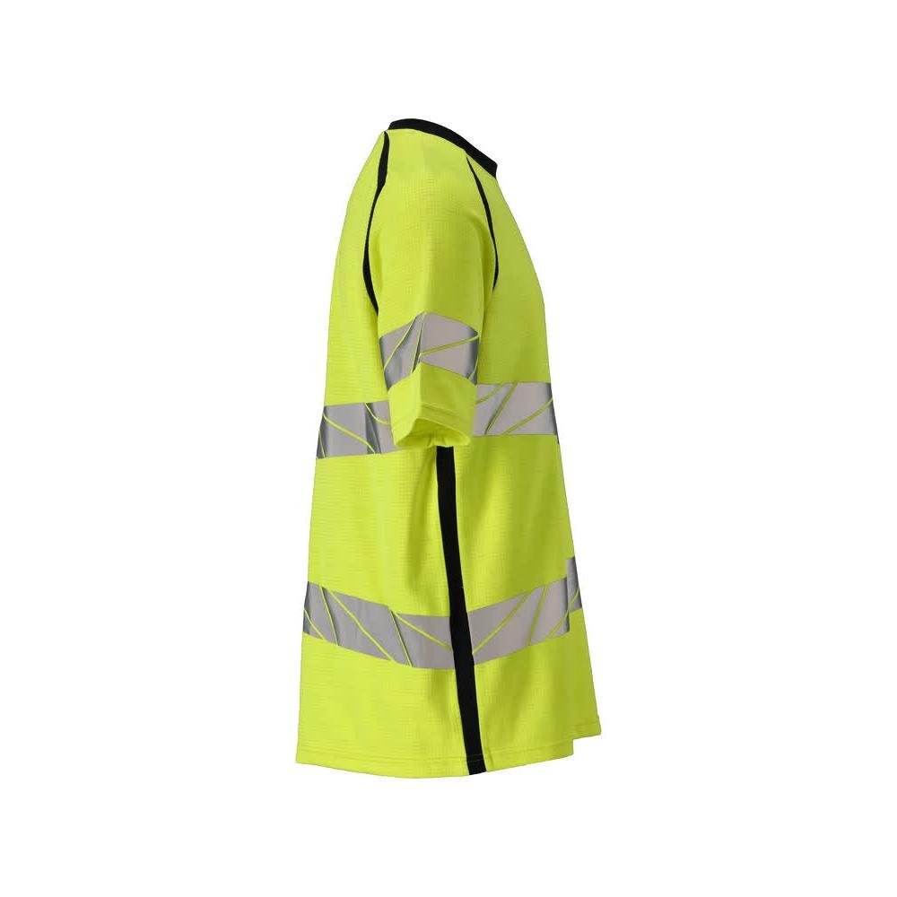 T-shirt, moderne pasform T-shirt Multisafe, hi-vis gul/sort-blå