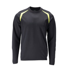 Sweatshirt, moderne pasform Sweatshirt Multisafe, sort blå/hi-vis gul