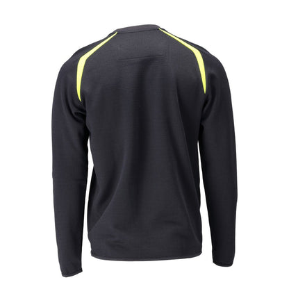 Sweatshirt, moderne pasform Sweatshirt Multisafe, sort blå/hi-vis gul