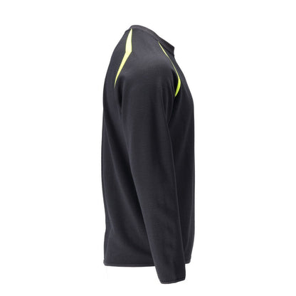 Sweatshirt, moderne pasform Sweatshirt Multisafe, sort blå/hi-vis gul
