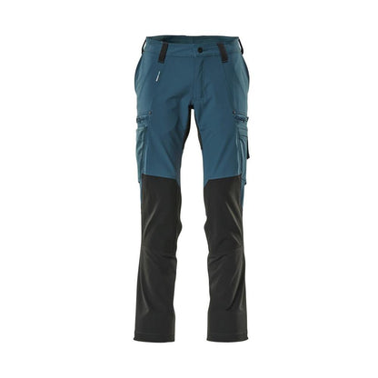 Funktionelle bukser, ULTIMATE STRETCH bukser, mørk petroleum/sort