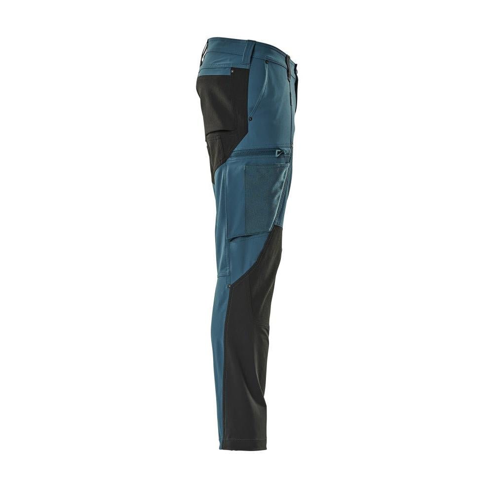 Funktionelle bukser, ULTIMATE STRETCH bukser, mørk petroleum/sort