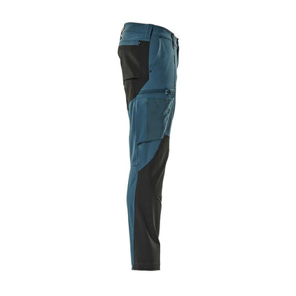 Funktionelle bukser, ULTIMATE STRETCH bukser, mørk petroleum/sort