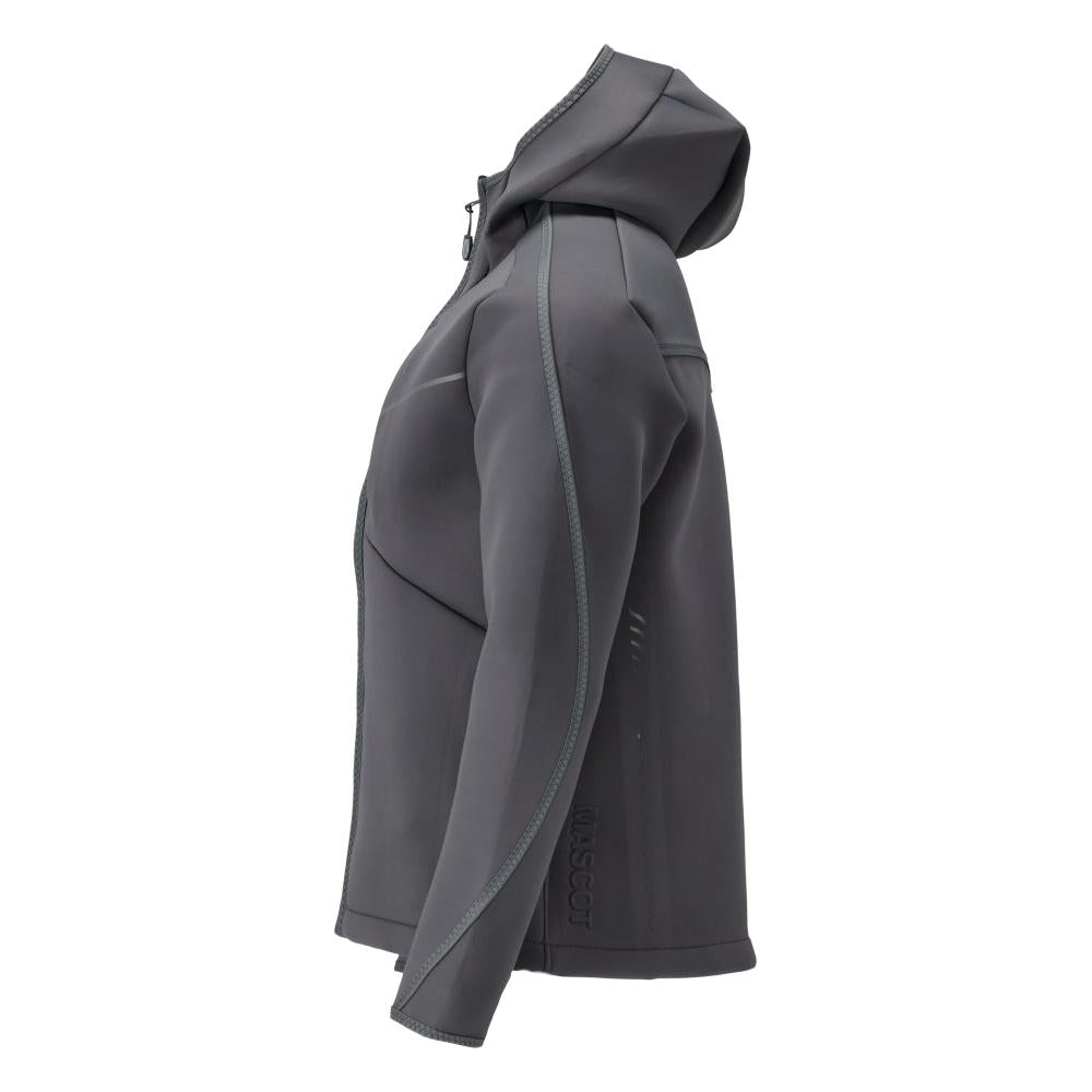 Soft shell jakke, hætte, moderne pasform soft shell jakke