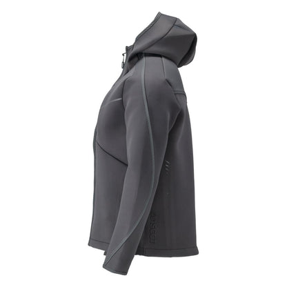 Soft shell jakke, hætte, moderne pasform soft shell jakke