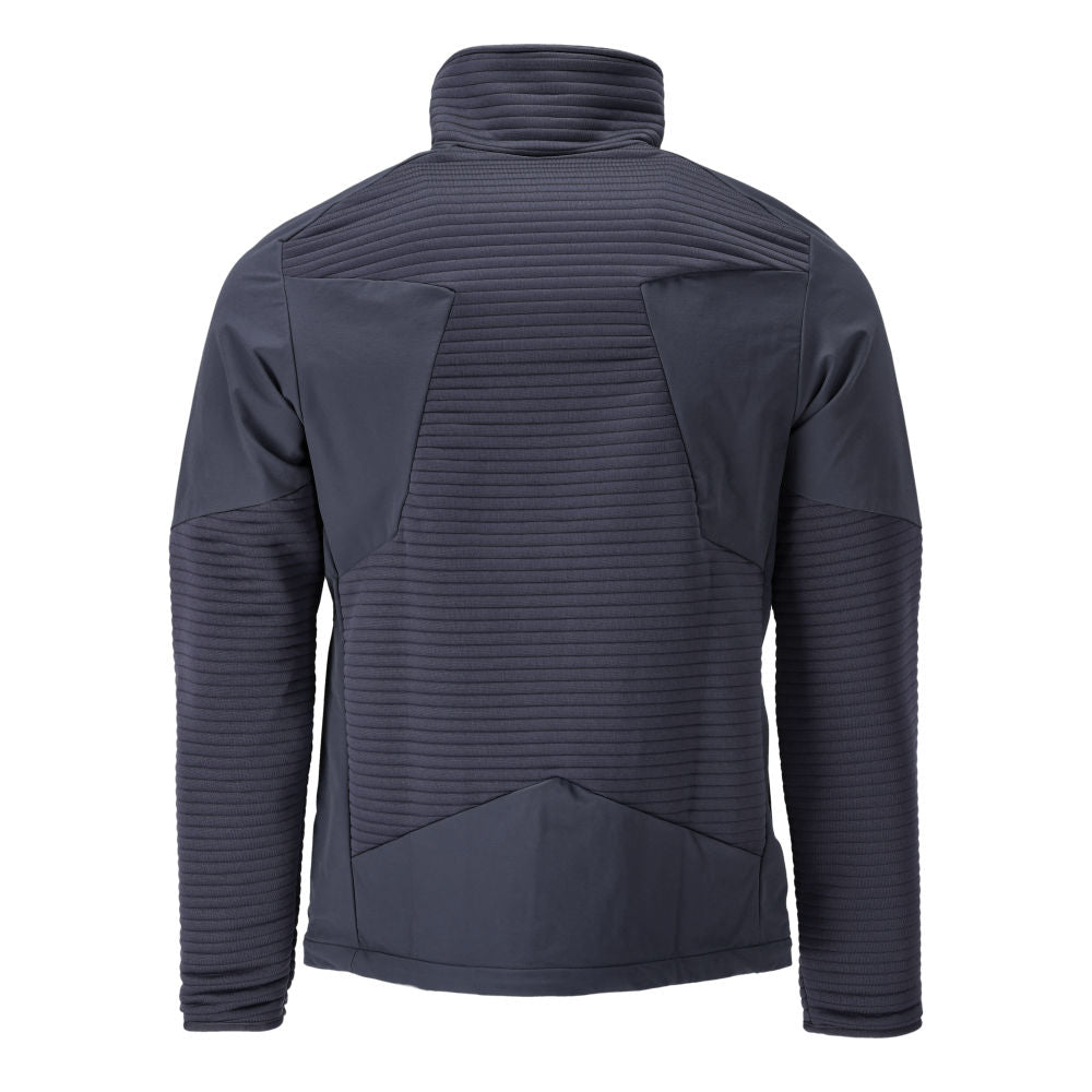 Fleecetrøje med lynlås, mikrofleece-jakkefor