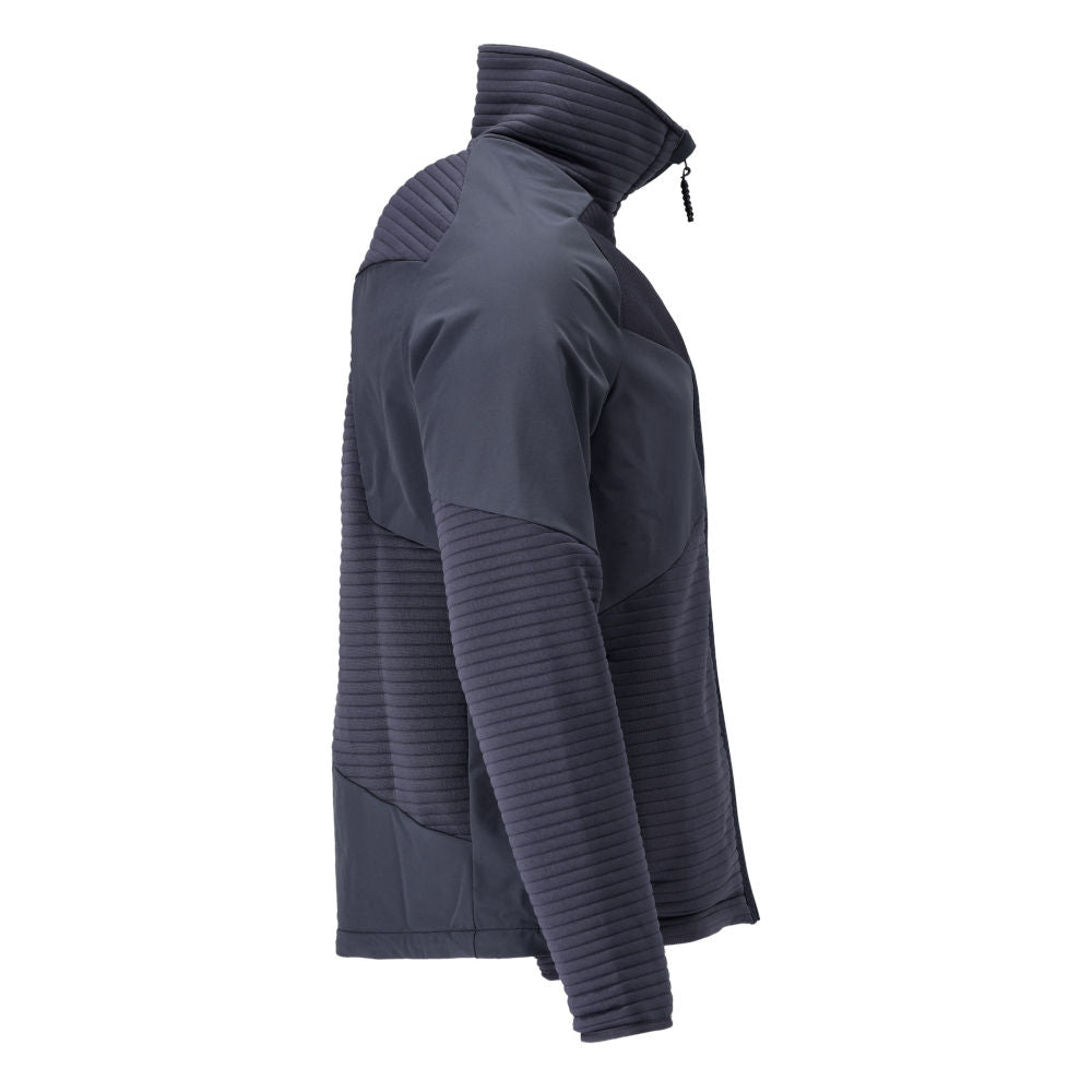 Fleecetrøje med lynlås, mikrofleece-jakkefor