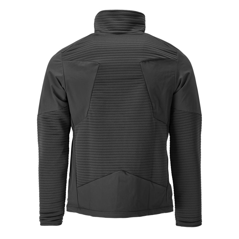 Fleecetrøje med lynlås, mikrofleece-jakkefor