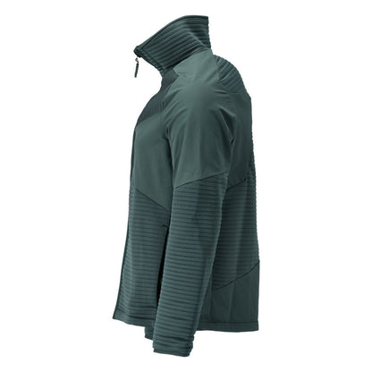 Fleecetrøje med lynlås, mikrofleece-jakkefor