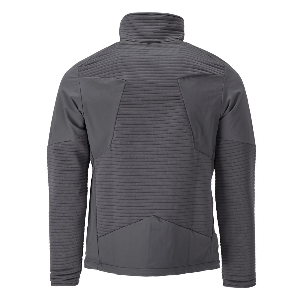 Fleecetrøje med lynlås, mikrofleece-jakkefor