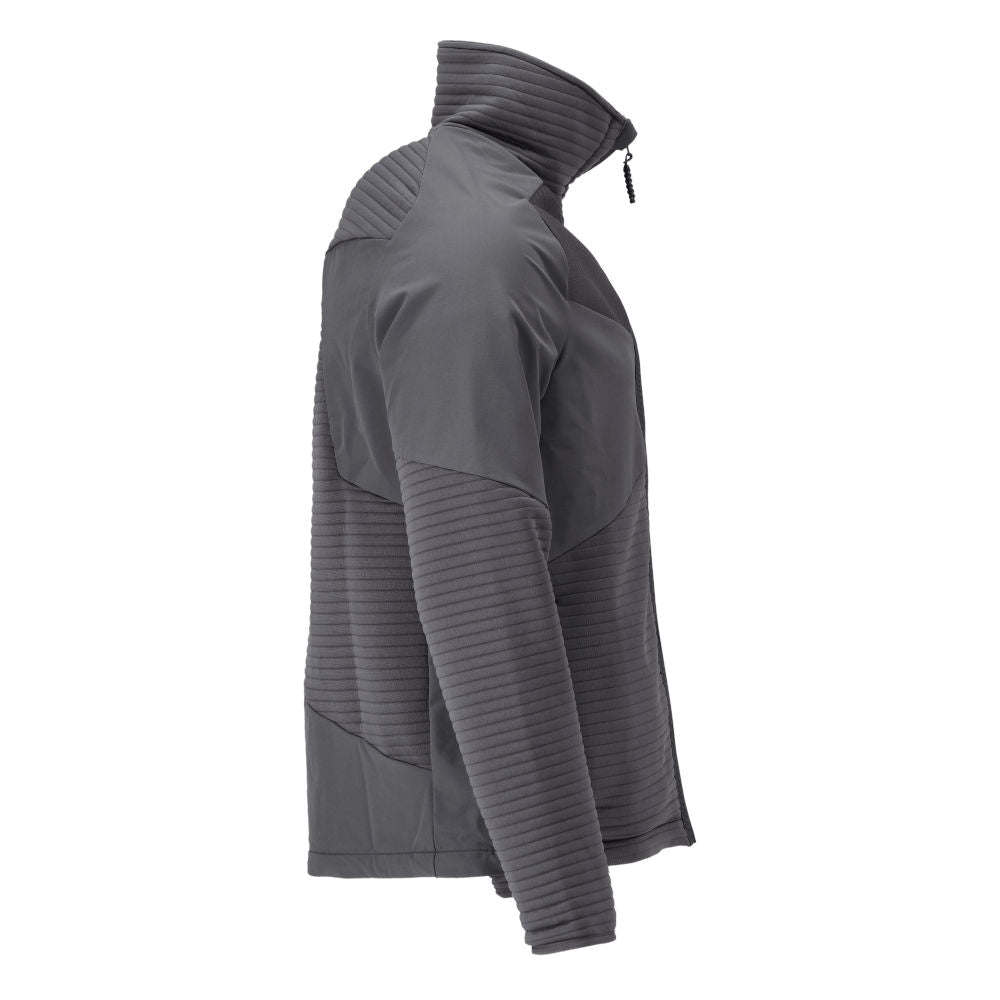 Fleecetrøje med lynlås, mikrofleece-jakkefor