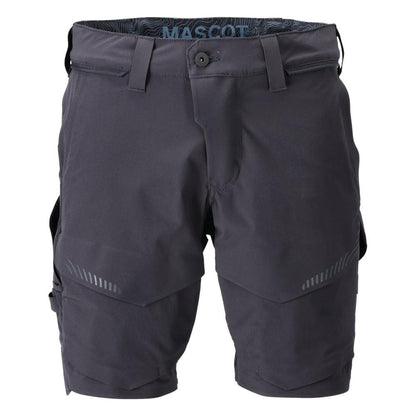 Shorts, stretch, lette shorts, sort blå
