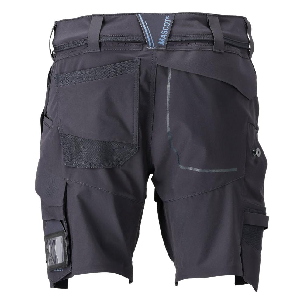 Shorts, stretch, lette shorts, sort blå
