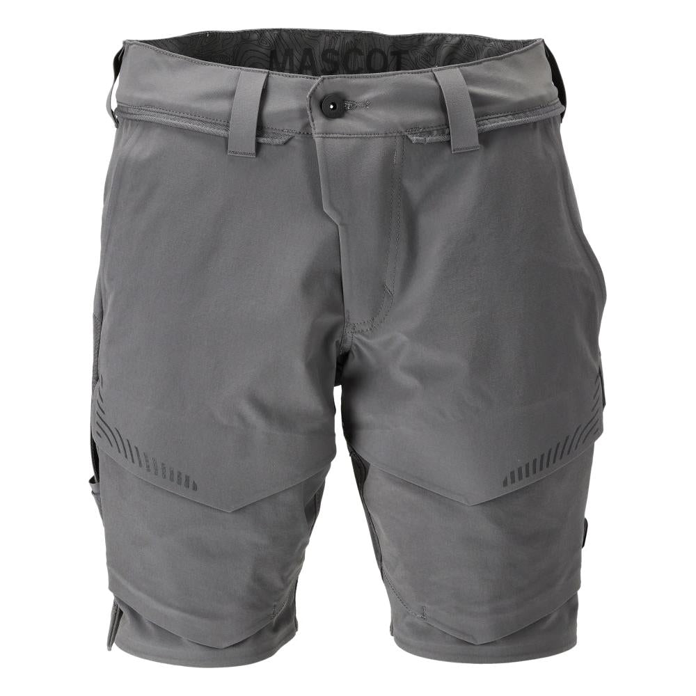 Shorts, stretch, lette shorts, koksgrå