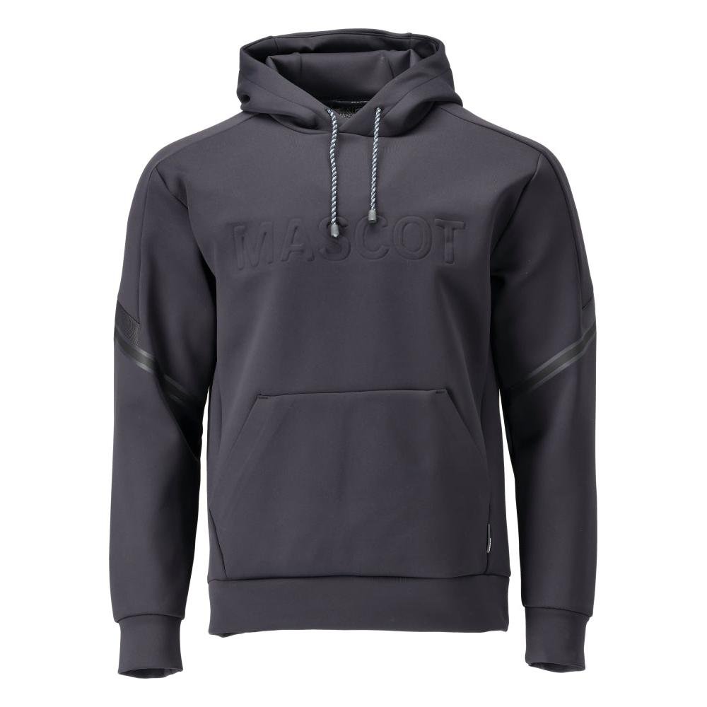 Hættetrøje i fleece med hættetrøje med MASCOT-logo