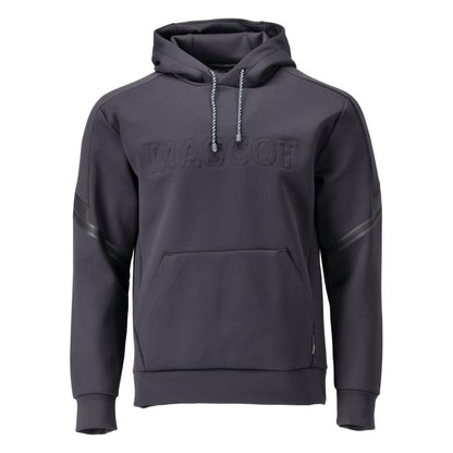 Hættetrøje i fleece med hættetrøje med MASCOT-logo