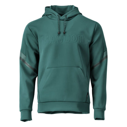 Hættetrøje i fleece med hættetrøje med MASCOT-logo