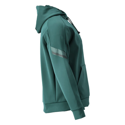 Hættetrøje i fleece med hættetrøje med MASCOT-logo