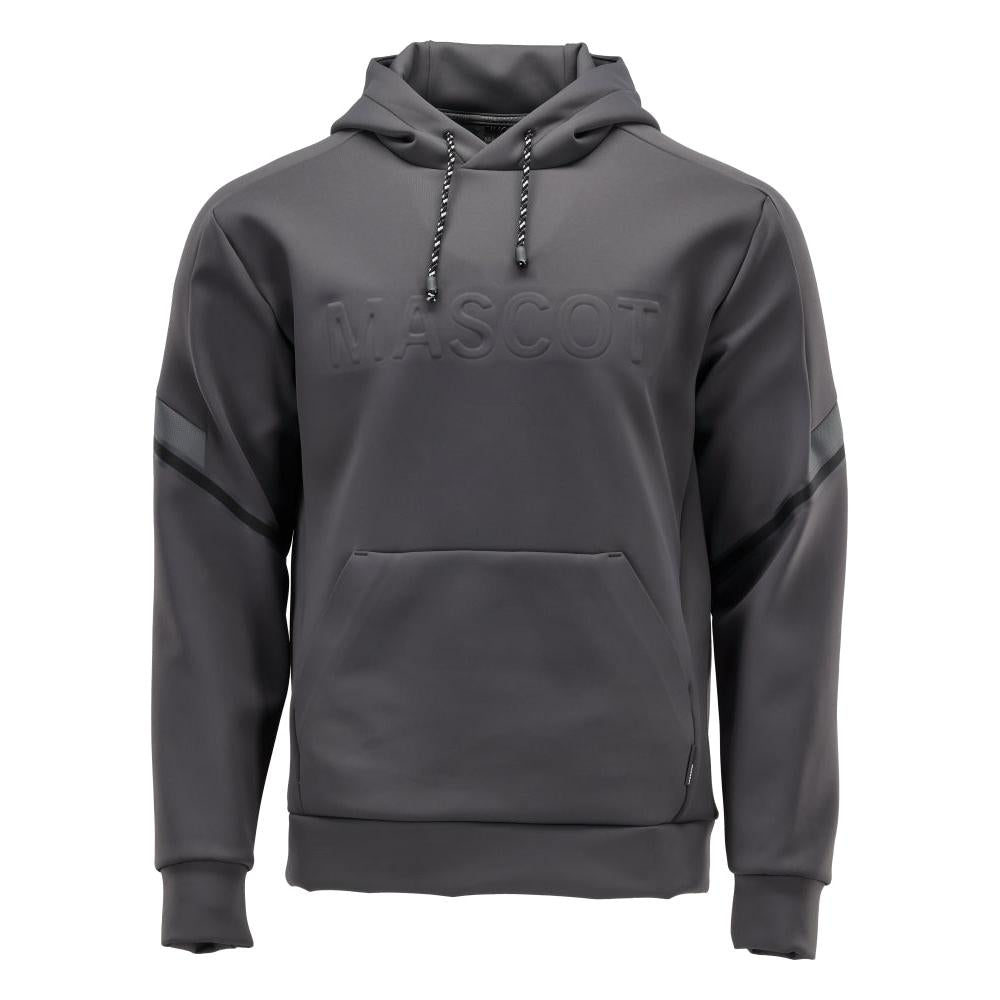 Hættetrøje i fleece med hættetrøje med MASCOT-logo