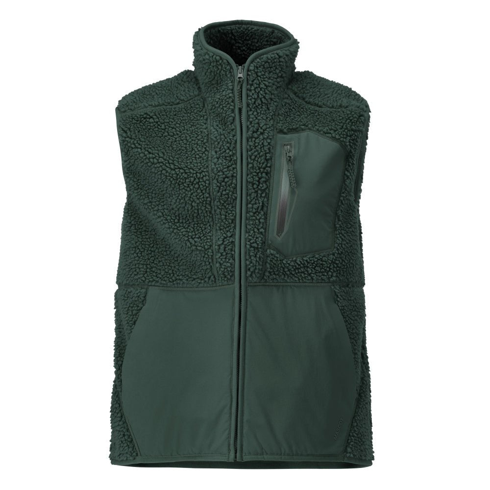 Fiberpelsvest med termovest med lynlås