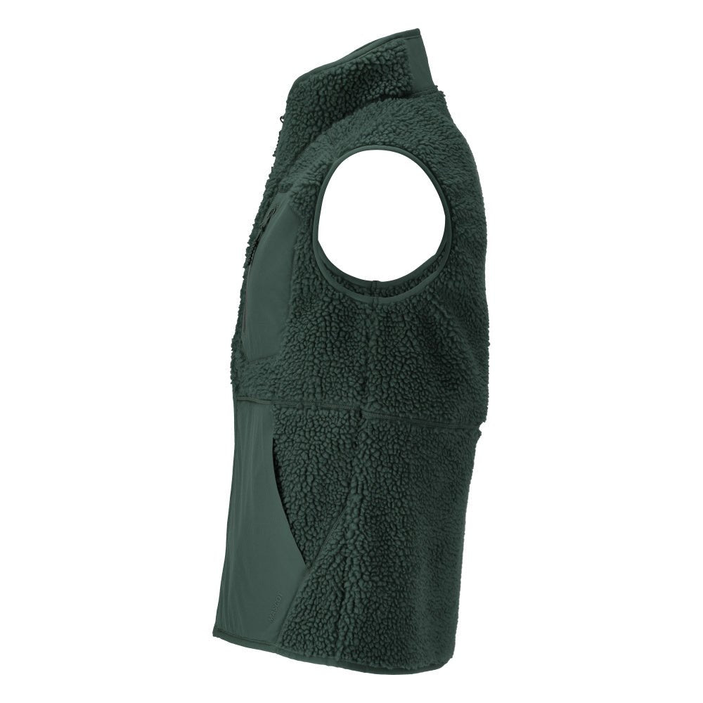 Fiberpelsvest med termovest med lynlås