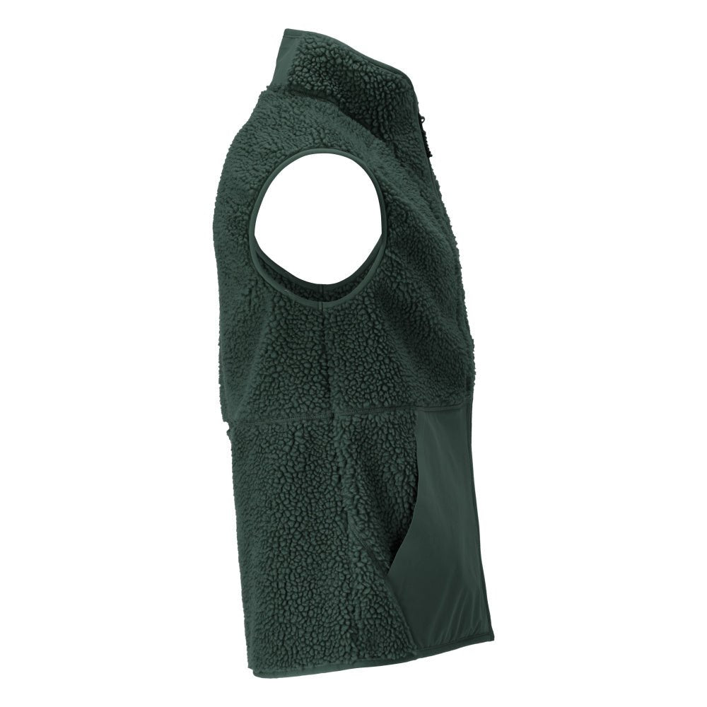 Fiberpelsvest med termovest med lynlås