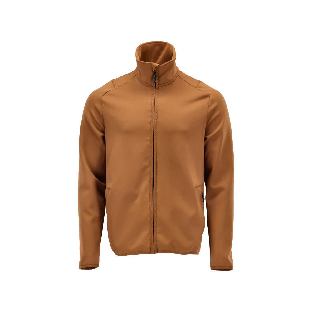 Fleecetrøje med mikrofleecejakke med lynlås