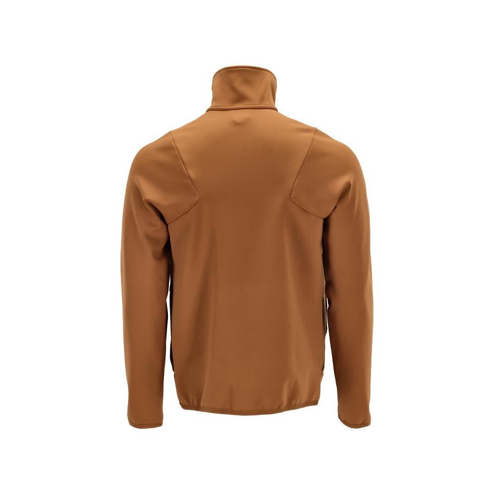 Fleecetrøje med mikrofleecejakke med lynlås